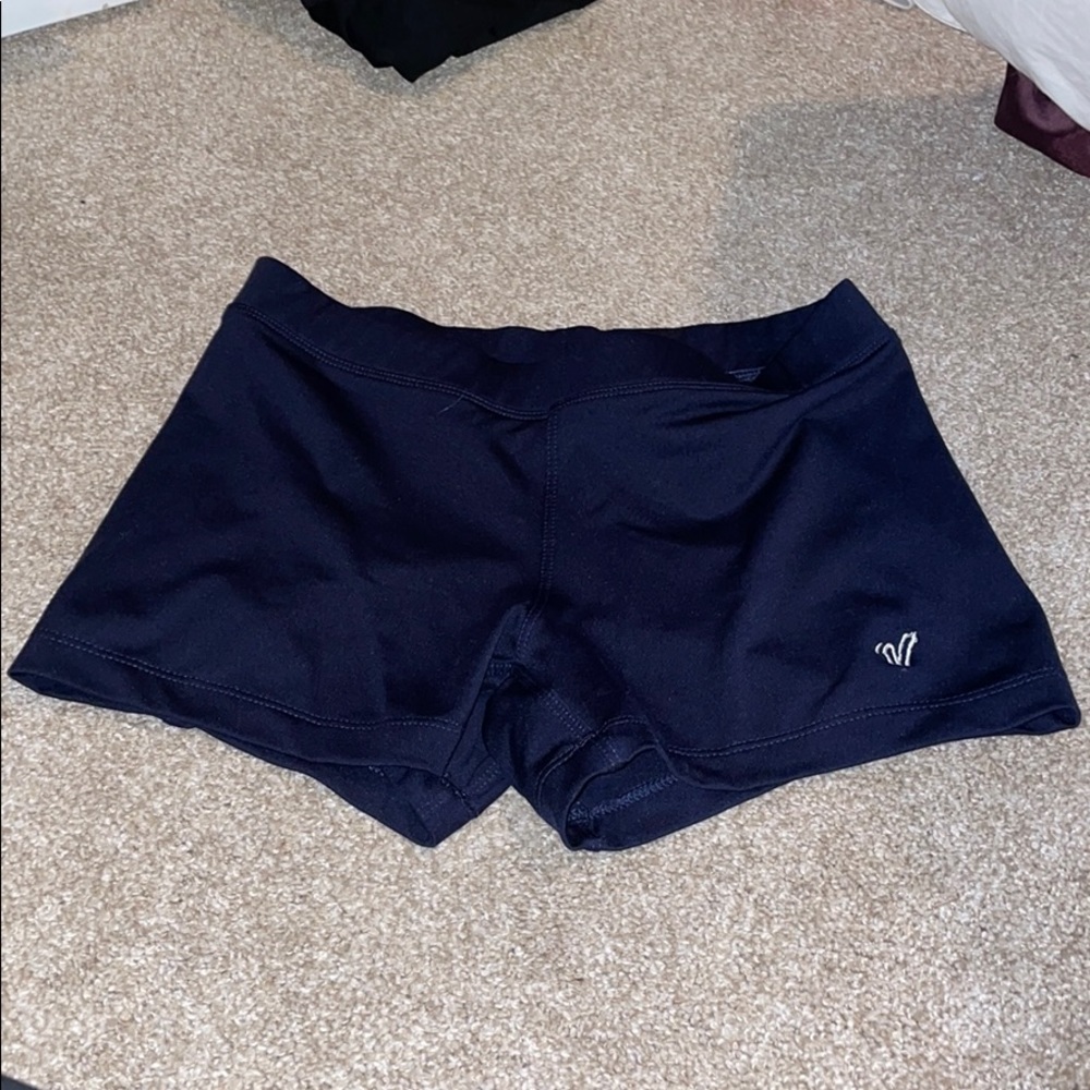 Navy blue varsity spandex